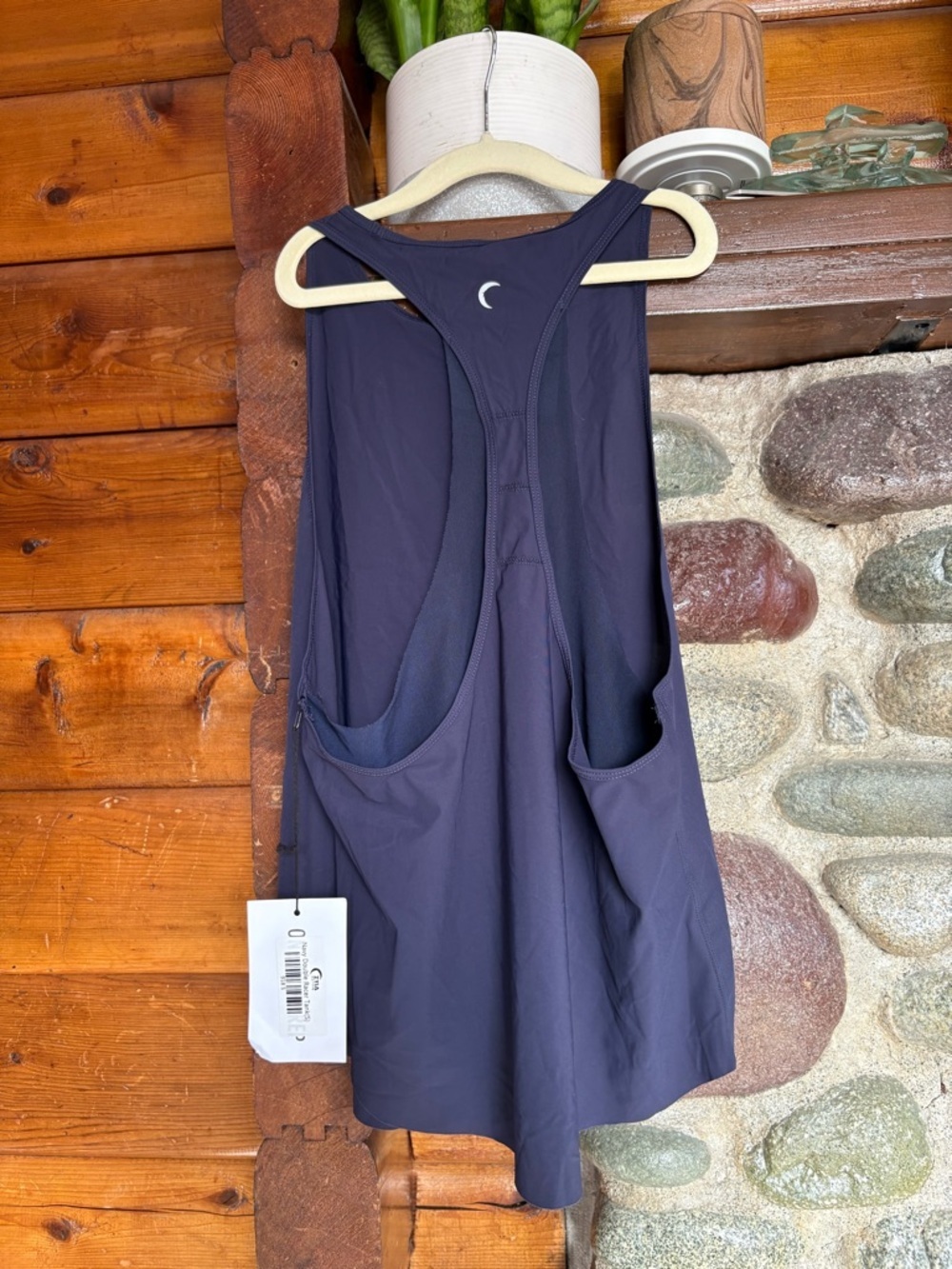 NWT ZYIA Navy Racerback Performance Tank Top Women’s Small